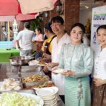 วัดยางกวง จัดทำบุญ 12 เป็งตานก๋วยสลากยิ่งใหญ่ “มาดามหยก” ร่วมทำบุญพร้อมออกโรงทาน พุทธศาสนิกชนคับคั่ง