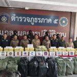ตำรวจภาค 5 แถลงข่าว จับยาเชียงราย–เชียงใหม่ ยึดยาบ้า 9.7 ล้านเม็ด ไอซ์ 100 กก.